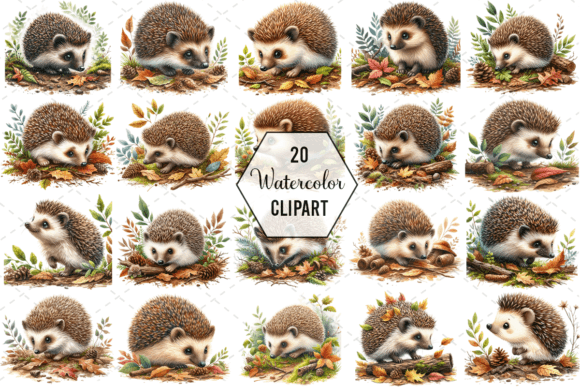 Download Hedgehog Explorer Watercolor Bundle - Premium Resources