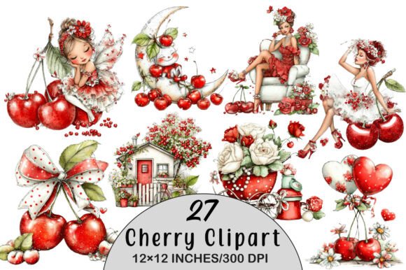 Download Whimsical Cherry Clipart - Cherry clipart Collection