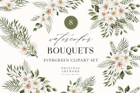 Download Evergreen Forest Floral Bouquet PNG - Premium Resources