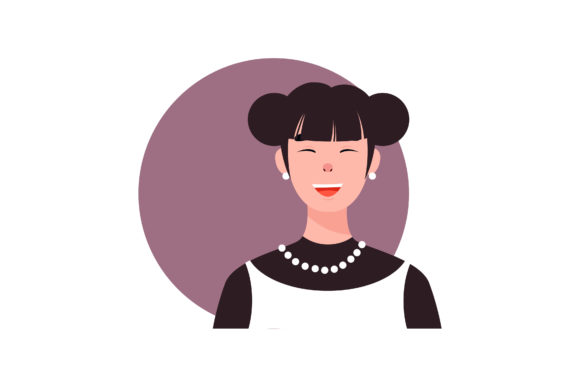 Download The Avatar of a Smiling Girl - Girl Collection