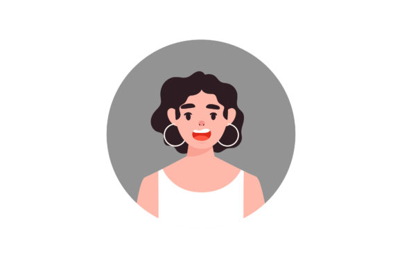 Download The Avatar of a Smiling Girl - Girl Collection