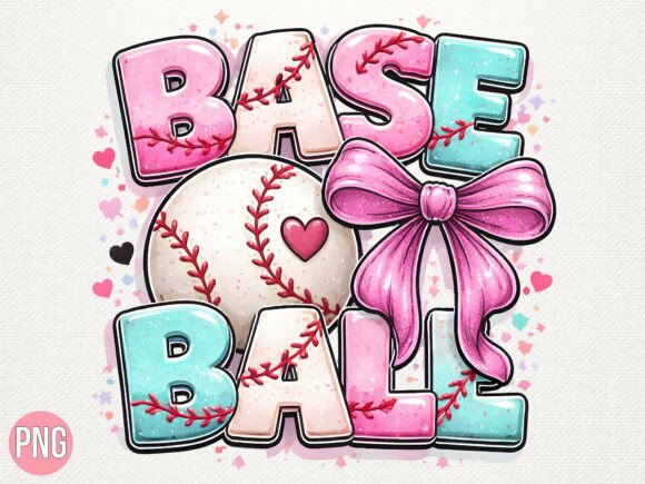 Download Girly Baseball Coquette PNG Shirt - Girl Collection