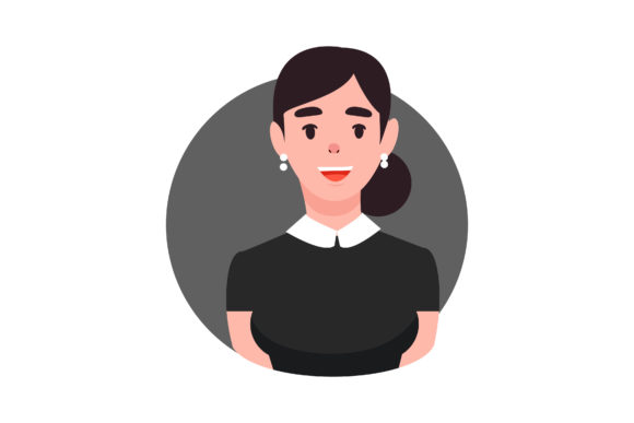 Download The Avatar of a Smiling Girl - Girl Collection