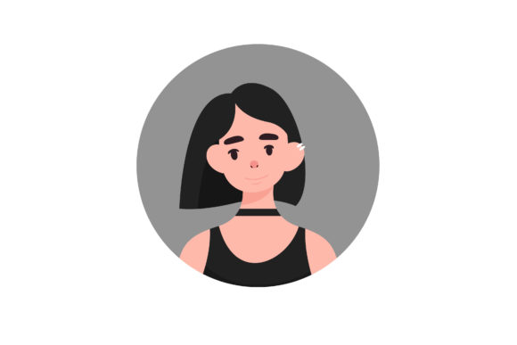 Download The Avatar of a Smiling Girl - Girl Collection