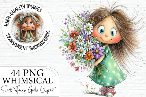 Download Forest Fairy Girls PNG Clipart Bundle - Girl Collection