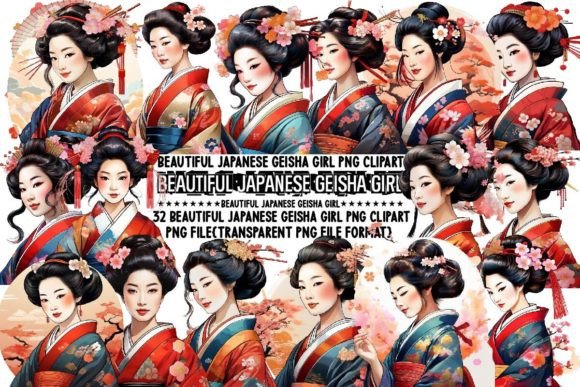 Download Beautiful Japanese Geisha Girl PNG - Girl Collection