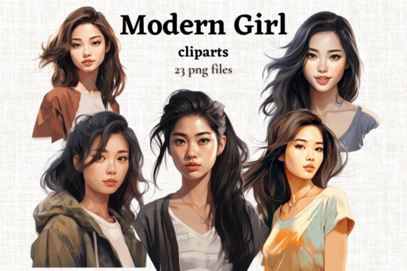 Download Asian Girl, Modern Girl Clipart 23 PNGs - Girl Collection