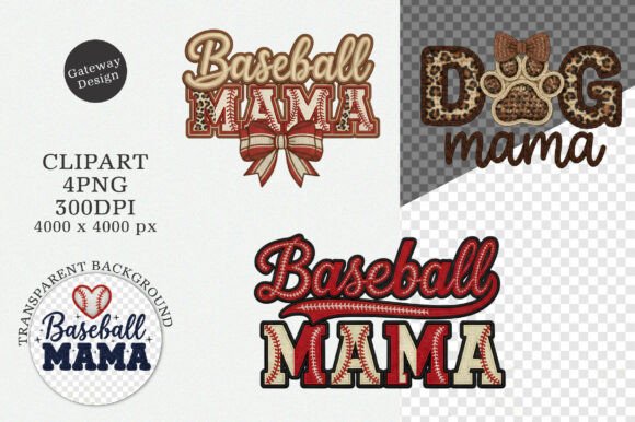 Download Baseball Mama Png, Girly Baseball Bow - Girl Collection