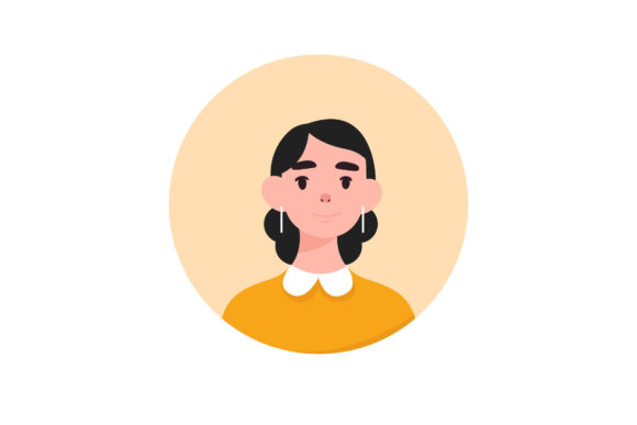 Download The Avatar of a Smiling Girl - Girl Collection