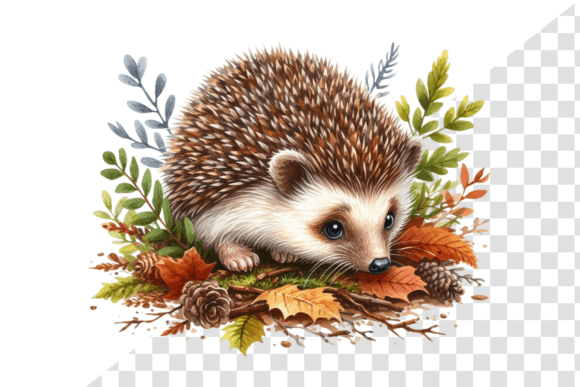 Download Hedgehog Explorer Watercolor Clipart - Premium Resources