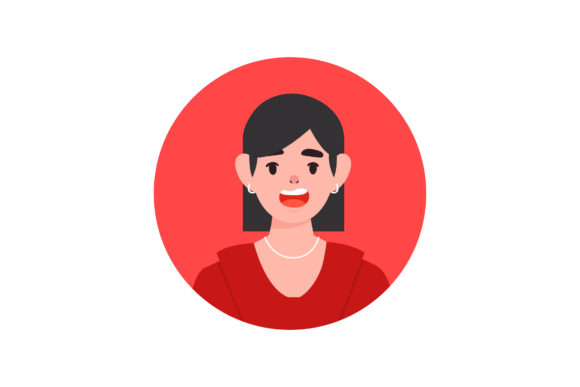 Download The Avatar of a Smiling Girl - Girl Collection