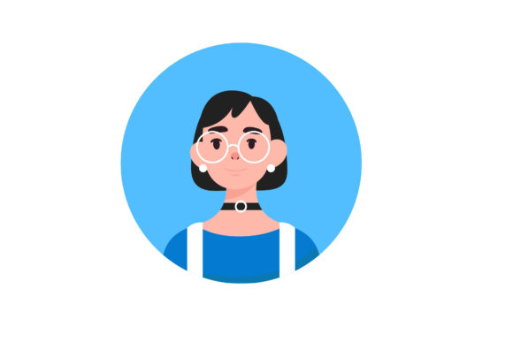 Download The Avatar of a Smiling Girl - Girl Collection