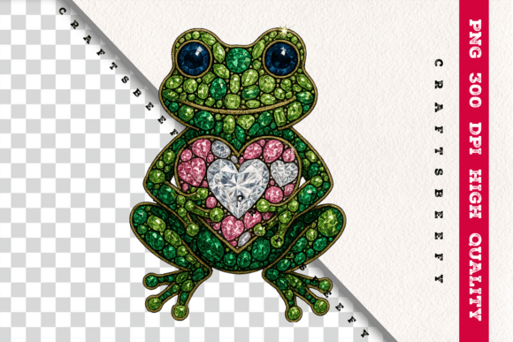 Download Faux Rhinestone Frog PNG - Premium Resources